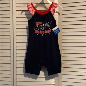 Patriotic infant onesie